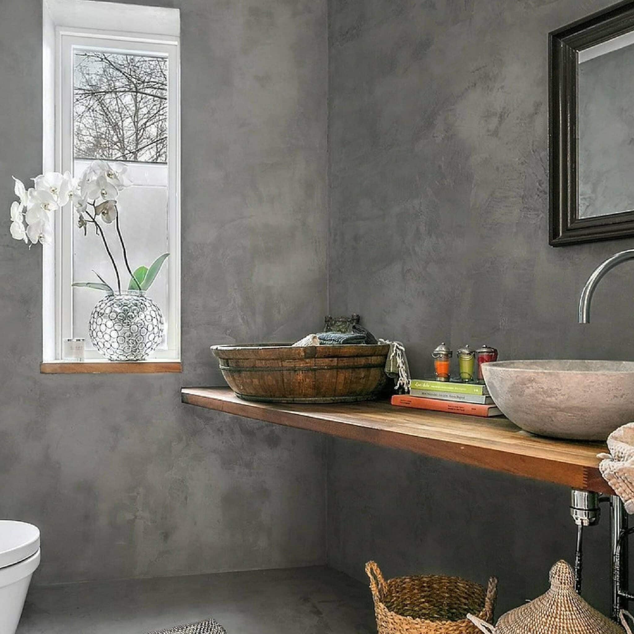 Kan man lägga microcement på kakel? - Design By Cement Sweden AB