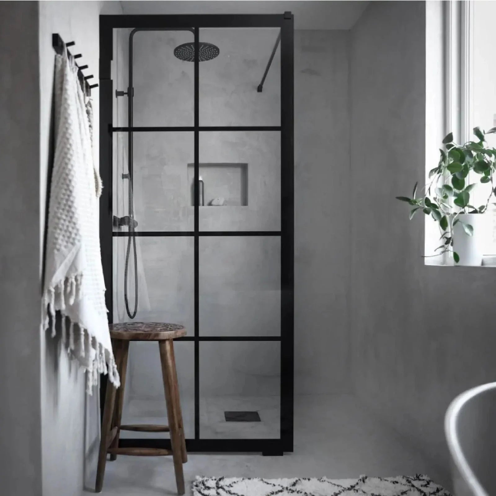 Microcement för badrum i stockholm - Design By Cement Sweden AB