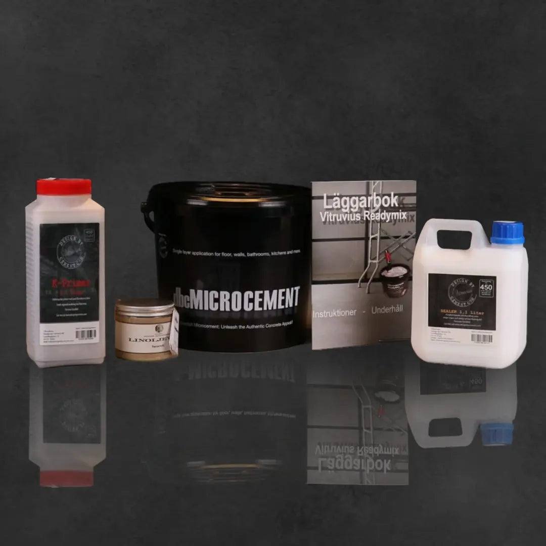 Microcement för bänkskiva, stänkskydd och möbler - Design By Cement Sweden AB